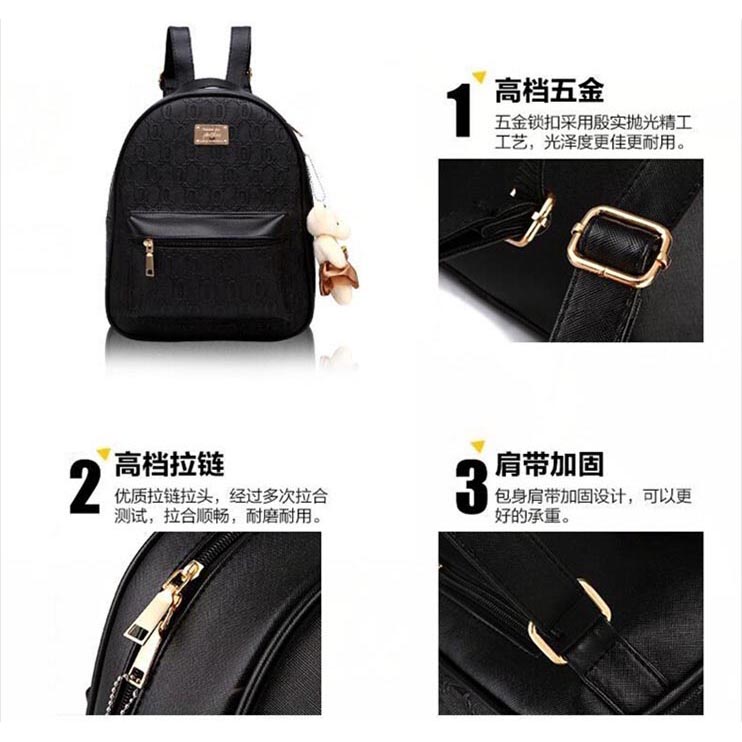 tas ransel fashion wanita bag in bag 2 in 1 black jakartanotebook tas ransel fashion wanita bag in bag 2 in 1 black jakartanotebook