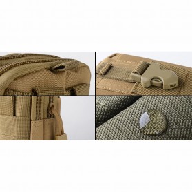 Airsson Tas Pinggang Mini Tactical Waistbag Army Look - JSH1525 - Khaki - 2