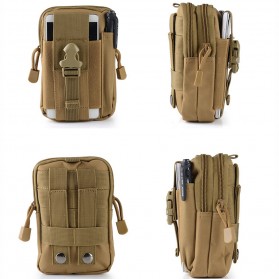 Airsson Tas Pinggang Mini Tactical Waistbag Army Look - JSH1525 - Khaki - 3