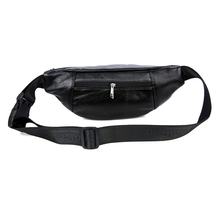 Hchuanghui Tas Pinggang Waistbag Pria Bahan Genuine Leather - MBA62
