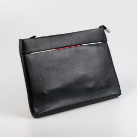 Rhodey Tas Genggam Dompet Kulit Clutch Bag Size Large - HB-005 - Black - 2