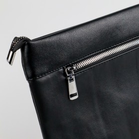 Rhodey Tas Genggam Dompet Kulit Clutch Bag Size Large - HB-005 - Black - 5