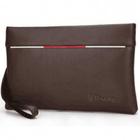 Rhodey Tas Genggam Dompet Kulit Clutch Bag Size Large - HB-005 - Brown