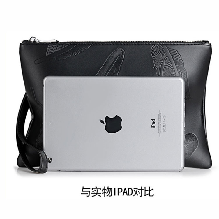 Kangaroo Tas Genggam Kulit Clutch Bag HB 012 Black Kangaroo Tas Genggam Kulit Clutch Bag HB 012 Black