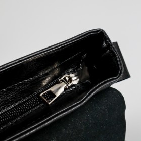 Rhodey Tas Selempang Messenger Bag Large Pria dengan Dompet - 898 - Black - 7