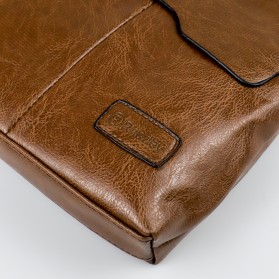 Rhodey Tas Selempang Messenger Bag Large Pria dengan Dompet - 898 - Brown - 4