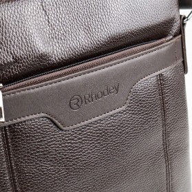 Rhodey Tas Selempang Pria Messenger Bag PU Leather - 18067 - Brown - 3