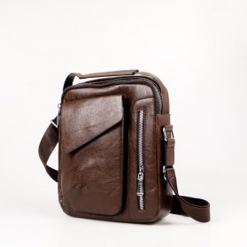 Rhodey Tas Selempang Pria Messenger Bag PU Leather - 8602 - Brown - 2