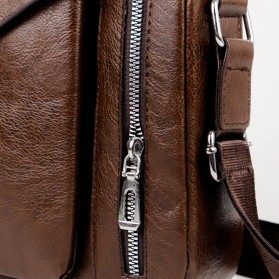 Rhodey Tas Selempang Pria Messenger Bag PU Leather - 8602 - Brown - 3