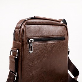 Rhodey Tas Selempang Pria Messenger Bag PU Leather - 8602 - Brown - 6