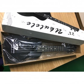 SENRHY Ukulele Gitar Mainan Plastic Nylon Strings - T9 - Black - 6