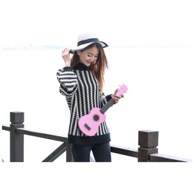 SENRHY Ukulele Gitar Mainan Plastic Nylon Strings - T9 - Black - 5