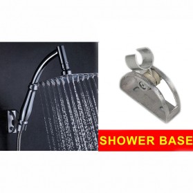 Holder Shower - Stand Head Holder Shower Mandi Adjustable Head - GUGUJI222 - Silver