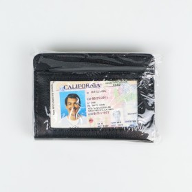 Rhodey Lock Wallet Dompet Kartu Kulit 18 Slot - H013 - Black - 8