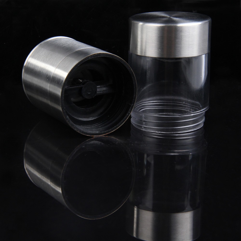 ... Penggiling Biji Lada Manual Pepper Mill Grinder Stainless Steel - CIQ - Silver - 4 ...