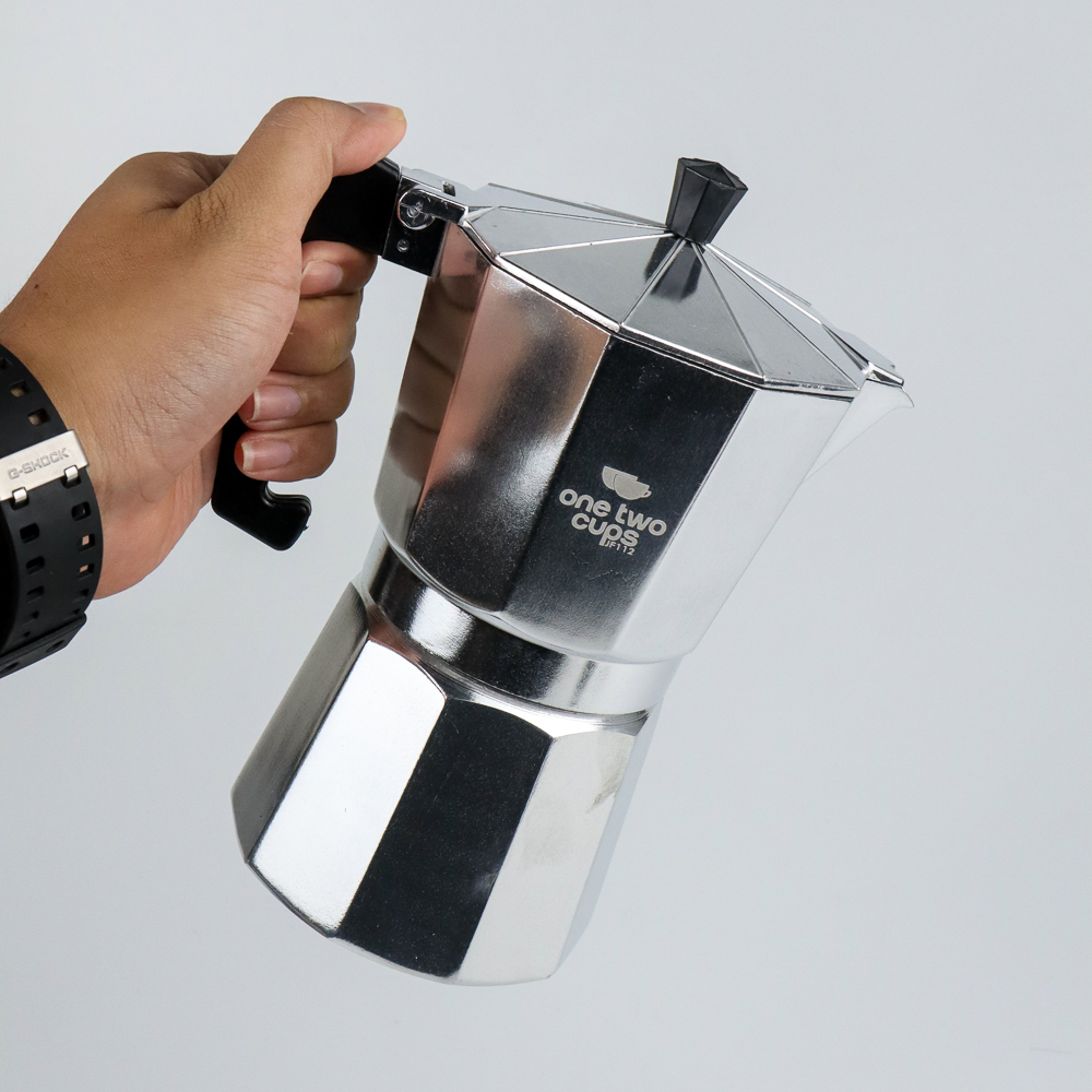 One Two Cups Espresso Coffee Maker Moka 