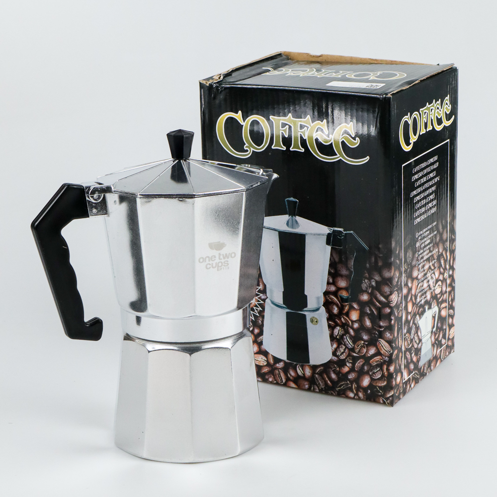 One Two Cups Espresso Coffee Maker Moka 