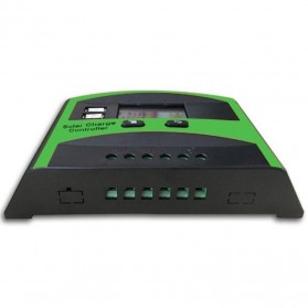 Solar Charger Controller Regulator Dual USB 12/24V for Solar Panel - DJ242001-2 - Green - 4