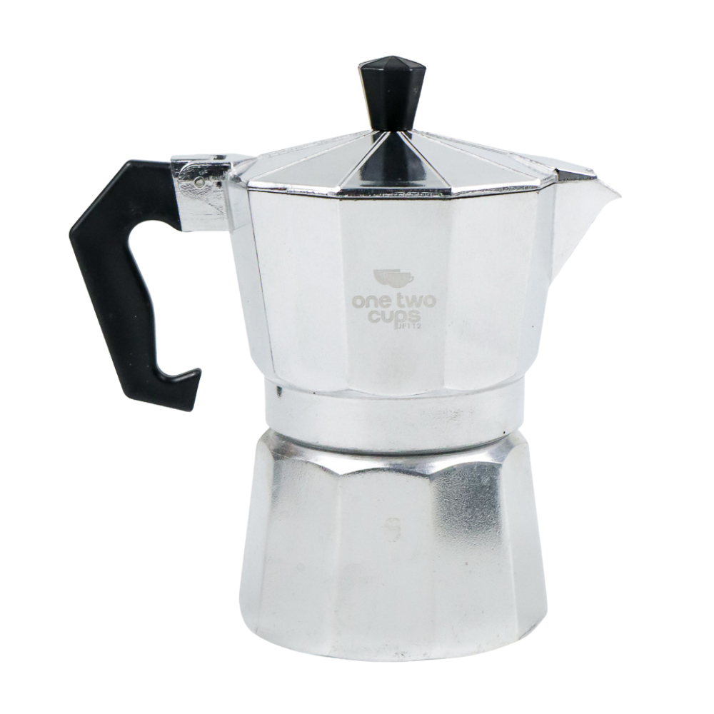 One Two Cups Espresso Coffee Maker Moka 