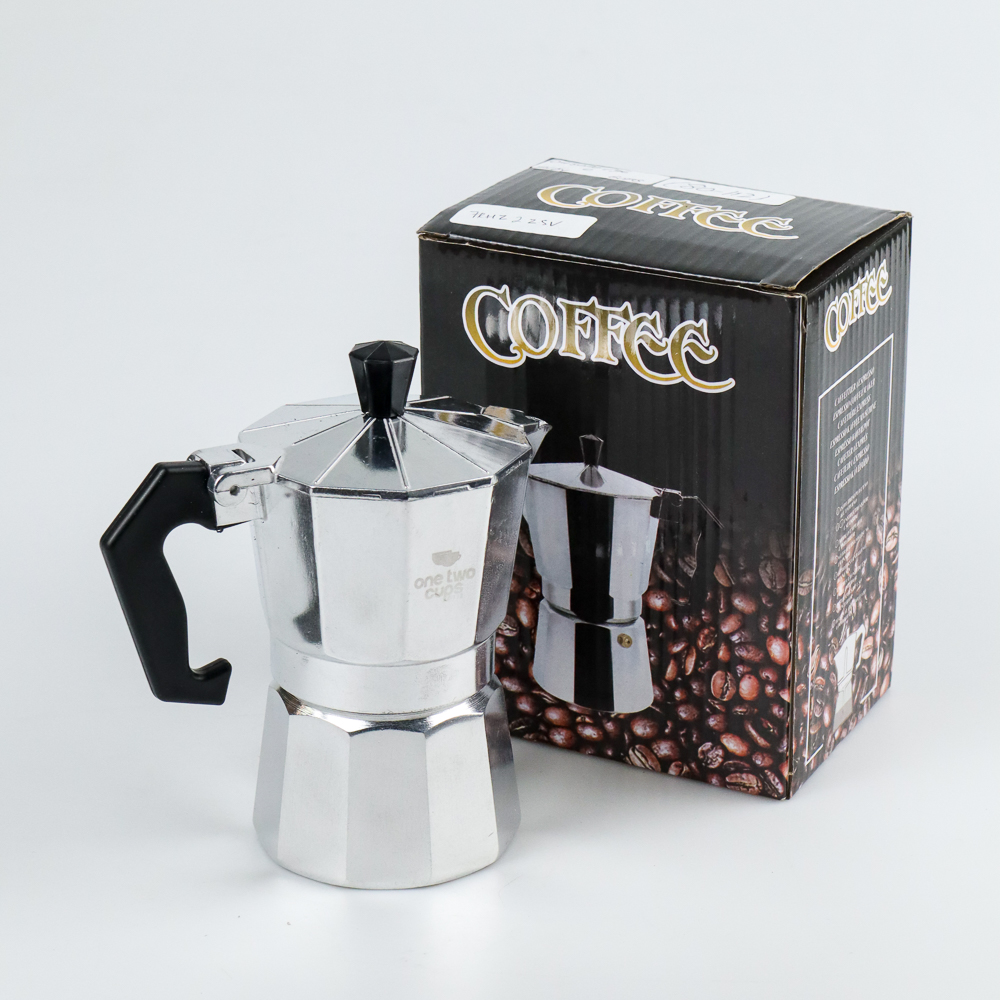 One Two Cups Espresso Coffee Maker Moka 