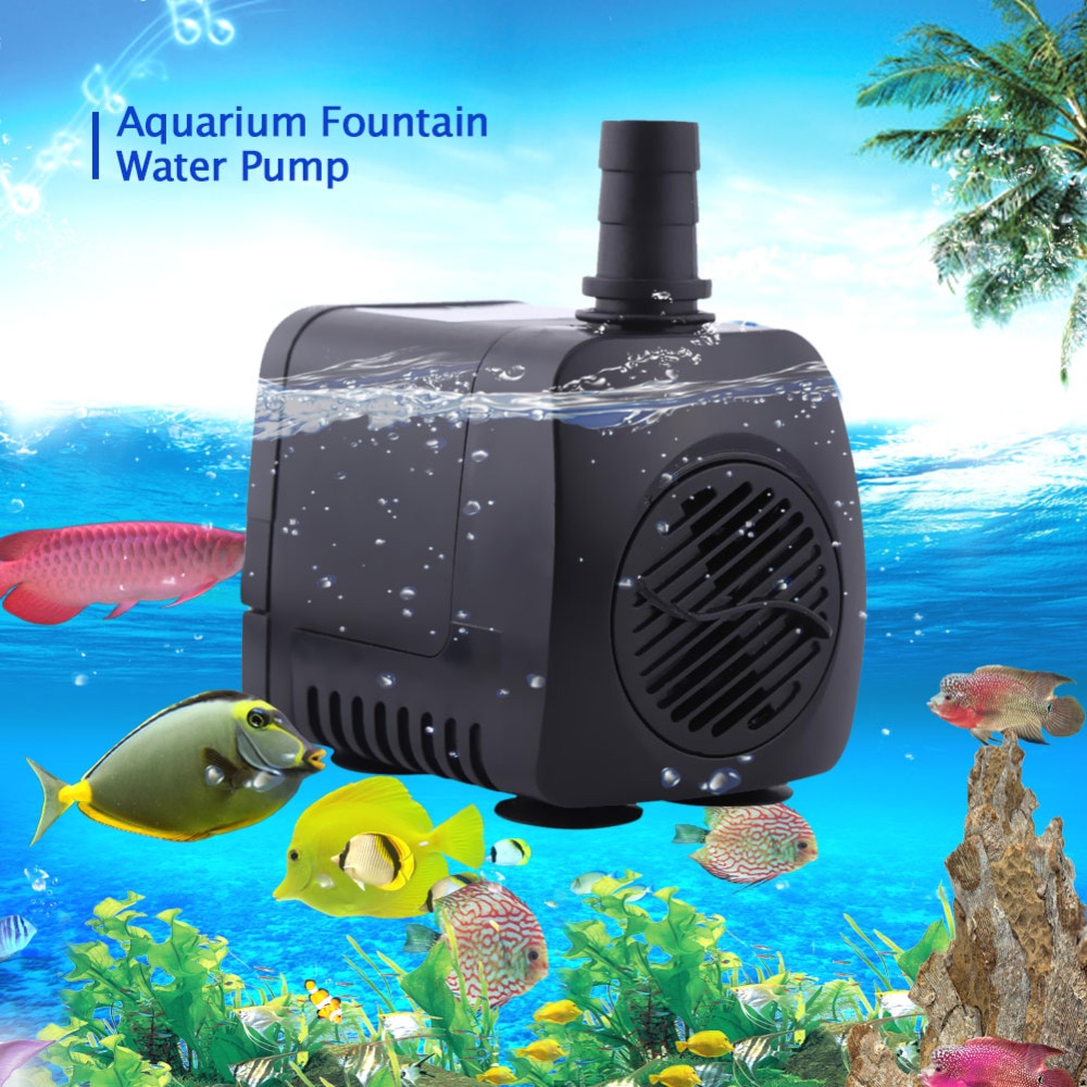 TOPINCN Pompa Air Aquarium  Ikan Submersible Pump Fish Tank 