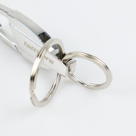 Taffware Gantungan Kunci Carabiner Keychain Stainless Steel - K372 - Silver - 2