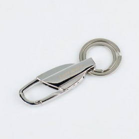 Taffware Gantungan Kunci Carabiner Keychain Stainless Steel - K372 - Silver - 3