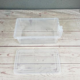 Strongwell Kotak Kontainer Makanan Kulkas Kitchen Storage Food Box 31x15.6x13CM - SW804-M - Transparent - 3