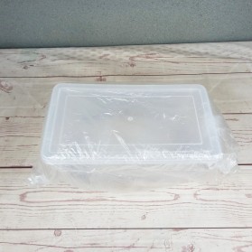 Strongwell Kotak Kontainer Makanan Kulkas Kitchen Storage Food Box 31x15.6x13CM - SW804-M - Transparent - 9