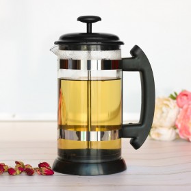 iCafilas French Press Coffee Maker Pot 1 Liter - T35068 - Black