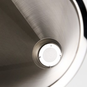 Ueinsang Filter Penyaring Kopi V60 Cone Coffee Dripper Filter Size Small - F-401 - Silver - 4