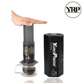 YuroPress Prismo Set Portable French Press Coffee Maker - YRP350 - Gray