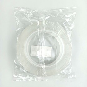 SzGlue Double Tape Perekat Transparent No Trace Washable Sticker 100 x 3 cm - J007 - Transparent - 8