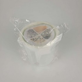 FUNIQUE Toples Wadah Penyimpanan Kacang Sereal Oats Storage Jar 3 Slot Small Size - FSC2 - Transparent - 6