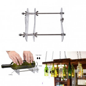 Lastools Pemotong Botol Kaca Glass Bottle Cutter DIY Tool - WD19 - Silver