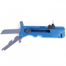 Gunting Dapur - Jin Xin Pisau Pemotong Kaca Silet Glass Cutter DIY Tool - SFM - Blue