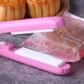 Taffware Mini Hand Heat Sealer Plastik Portable Sealing Machine 20W - GLS-002 - Pink - 6