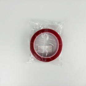 SZBFT Perekat Double Tape Acrylic Adhesive Transparent No Trace Sticker 30 mm x 3 m - J4702 - Red - 11