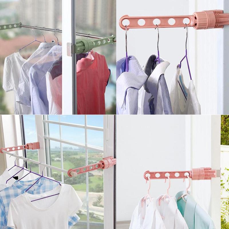 Hanger Gantungan Baju Indoor  Window Frame Drying Rack Five 