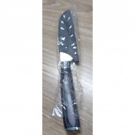 XITUO Pisau Dapur Chef Damascus Pattern - 7 Inch Cleaver Knife - Silver - 13