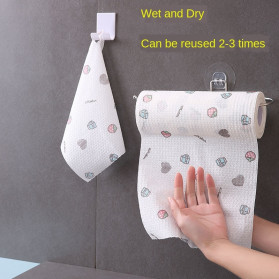 Qian Feng Tisu Kertas Reusable Paper Towel 1 Roll (50 Helai) - MB104P - White - 5