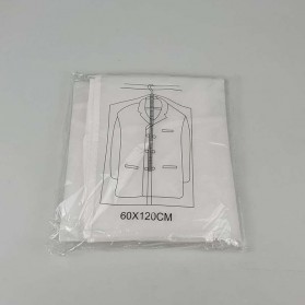 Faroot Cover Pakaian Anti Debu Dustproof Cloth Organizer 60x120cm -  PE2 - Transparent - 5