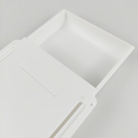 Staca Laci Meja Storage Box Case Desk Sticky Adhesive - STA05 - White - 2