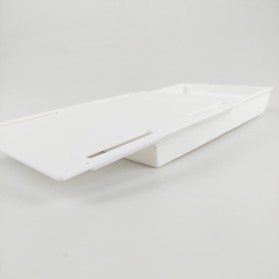 Staca Laci Meja Storage Box Case Desk Sticky Adhesive - STA05 - White - 3
