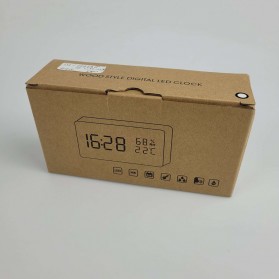 LikyYou Jam Meja Digital LED Clock Temperature Humidity Control - CYP-105 - Black - 6