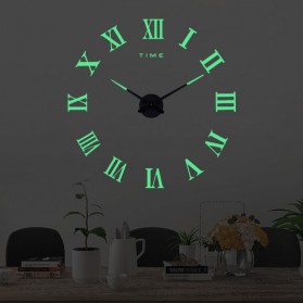 Taffware Jam Dinding Besar DIY Giant Wall Clock Quartz Glow in The Dark 80-130cm - DIY-106 - 2