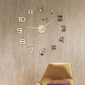 Taffware Jam Dinding Besar DIY Giant Wall Clock Quartz Glow in The Dark 80-130cm - DIY-106 - 10
