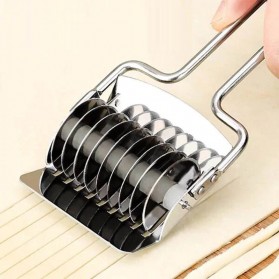 Cooking & Baking - TUUTH Roller Pemotong Adonan Mie Rolling Noodles Cutter - QMQ670 - Silver