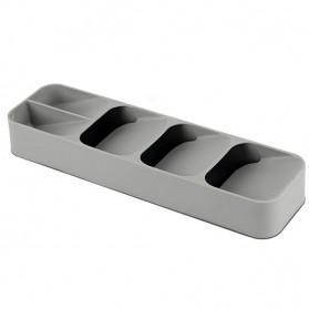 ANHICHEF Rak Organizer Dapur Tempat Sendok Garpu Tableware Storage Box - PP23 - Gray