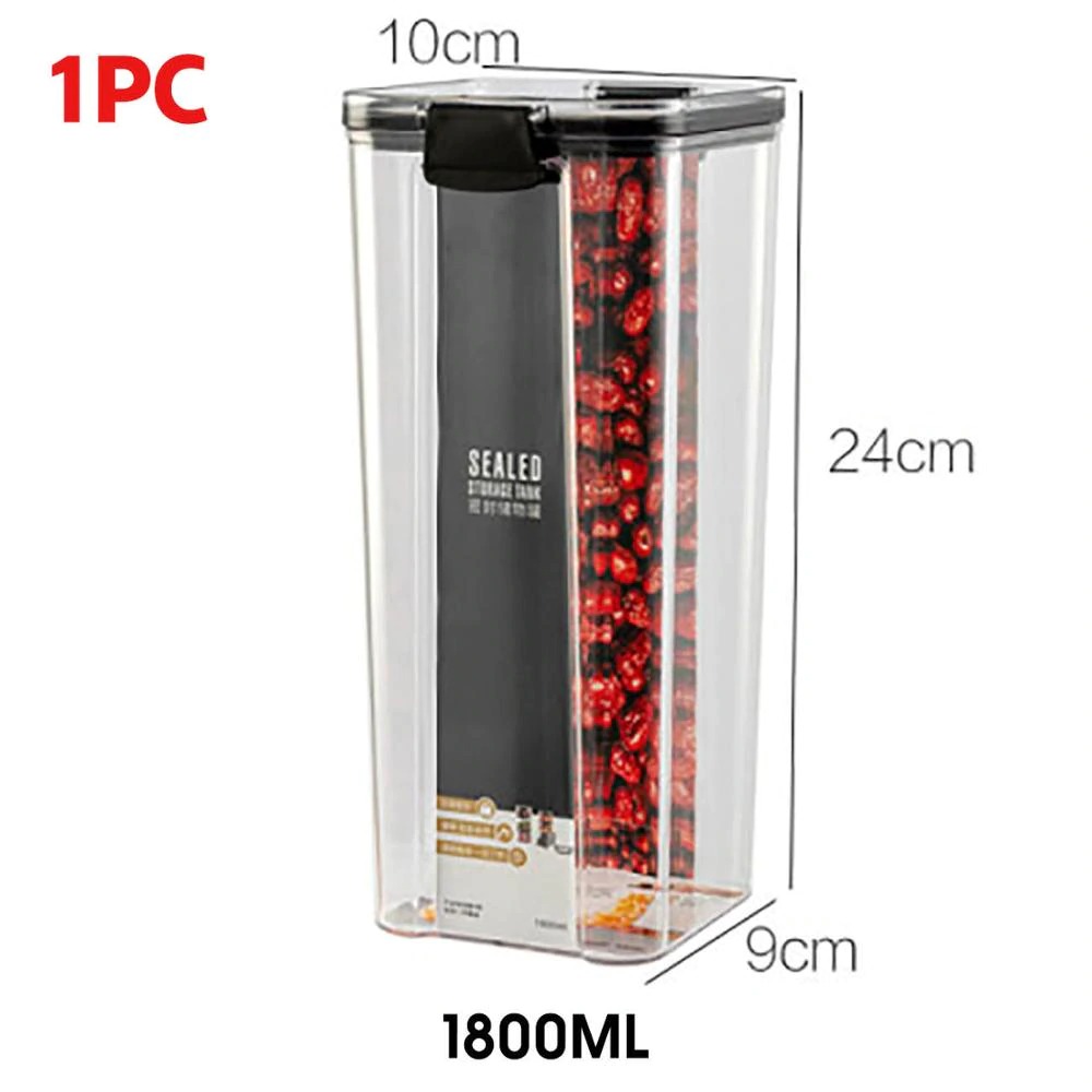 Gambar produk TaffHOME Toples Wadah Penyimpanan Makanan Food Storage Container 1800ML - YF0086